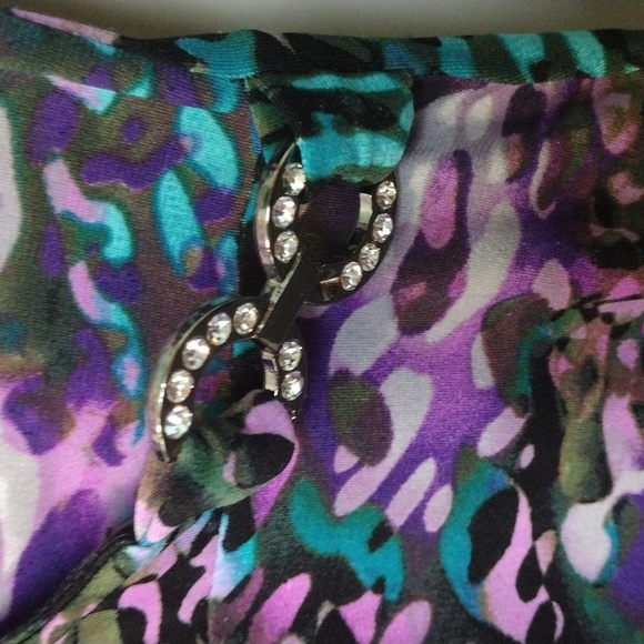 Jennifer Lopez Multi Color Bodycon Dress Size S - Picture 2 of 3